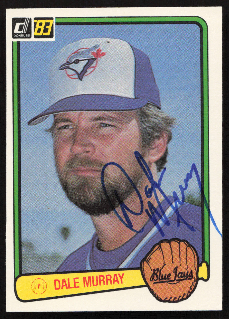 Dale Murray Autographed 1983 Donruss Card #381 Toronto Blue Jays SKU #263734