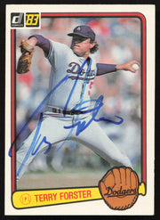 Terry Forster Autographed 1983 Donruss Card #453 Los Angeles Dodgers SKU #263741