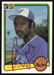 Roy Lee Jackson Autographed 1983 Donruss Card #479 Toronto Blue Jays SKU #263745