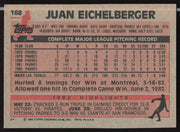 Juan Eichelberger Autographed 1983 Topps Card #168 San Diego Padres SKU #263824