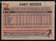 Gary Woods Autographed 1983 Topps Card #356 Chicago Cubs SKU #263841