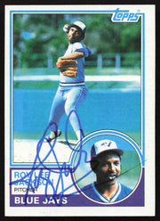 Roy Lee Jackson Autographed 1983 Topps Card #427 Toronto Blue Jays SKU #263846