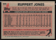 Ruppert Jones Autographed 1983 Topps Card #695 San Diego Padres SKU #263864