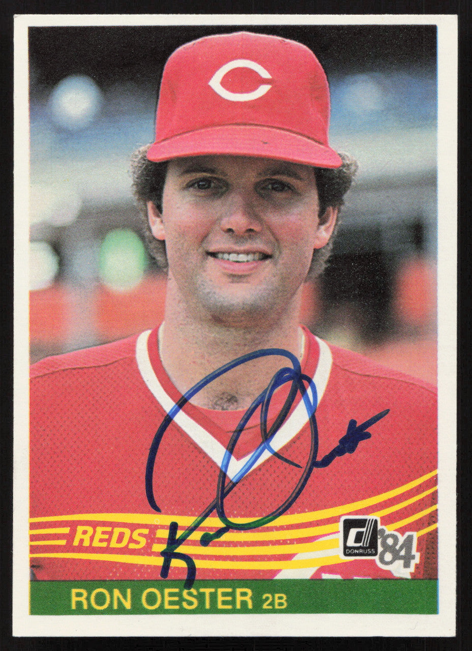Ron Oester Autographed 1984 Donruss Card #62 Cincinnati Reds SKU #263880