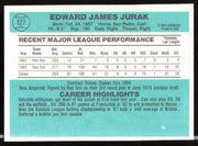 Ed Jurak Autographed 1984 Donruss Card #127 Boston Red Sox SKU #263892