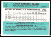 Bud Black Autographed 1984 Donruss Card #130 Kansas City Royals SKU #263893