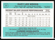 Gary Woods Autographed 1984 Donruss Card #144 Chicago Cubs SKU #263894
