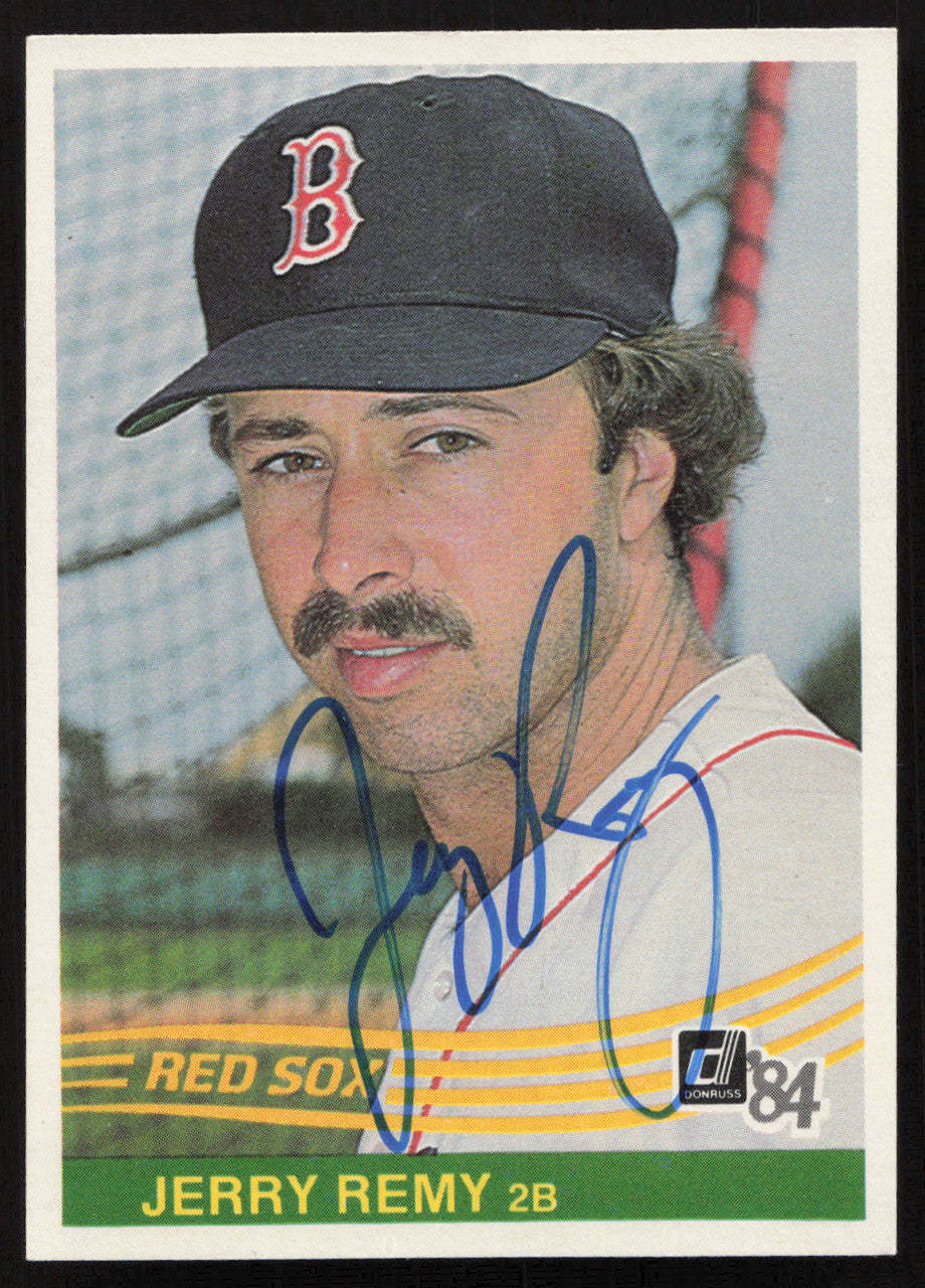 Jerry Remy Autographed 1984 Donruss Card #172 Boston Red Sox SKU #263895