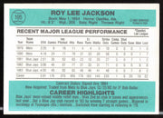 Roy Lee Jackson Autographed 1984 Donruss Card #195 Toronto Blue Jays SKU #263897