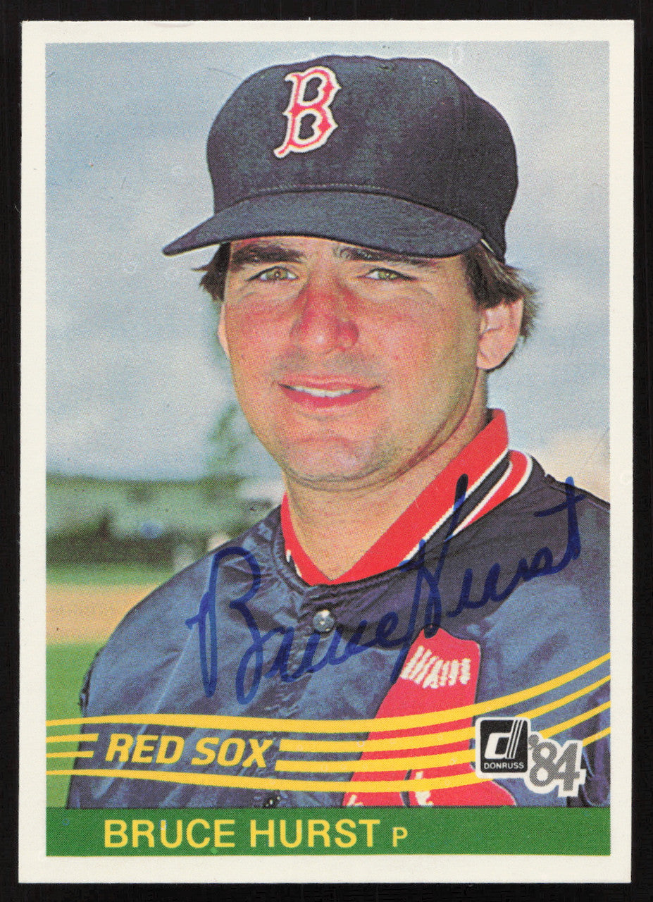 Bruce Hurst Autographed 1984 Donruss Card #213 Boston Red Sox SKU #263899