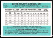 Enos Cabell Autographed 1984 Donruss Card #456 Detroit Tigers SKU #263926