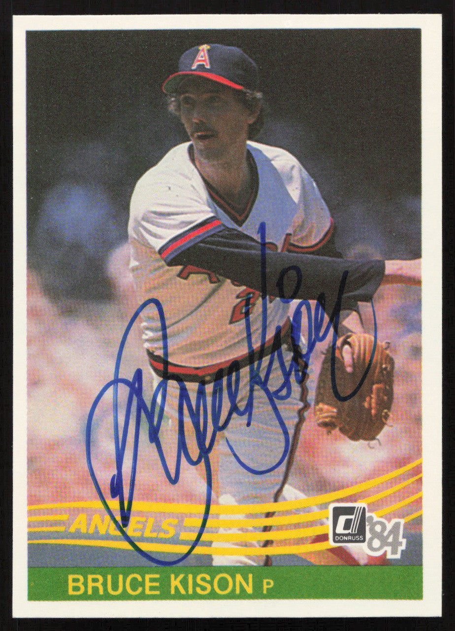 Bruce Kison Autographed 1984 Donruss Card #499 California Angels SKU #263935