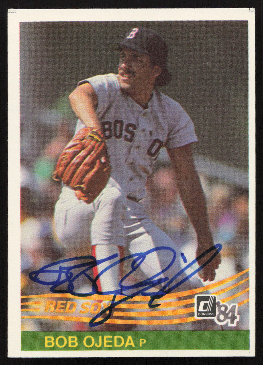 Bob Ojeda Autographed 1984 Donruss Card #538 Boston Red Sox SKU #263943