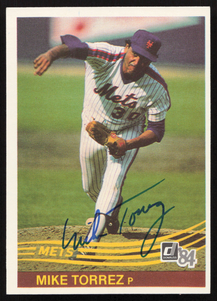 Mike Torrez Autographed 1984 Donruss Card #556 New York Mets SKU #263948
