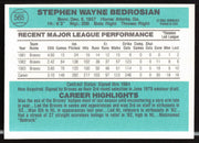 Steve Bedrosian Autographed 1984 Donruss Card #565 Atlanta Braves SKU #263951