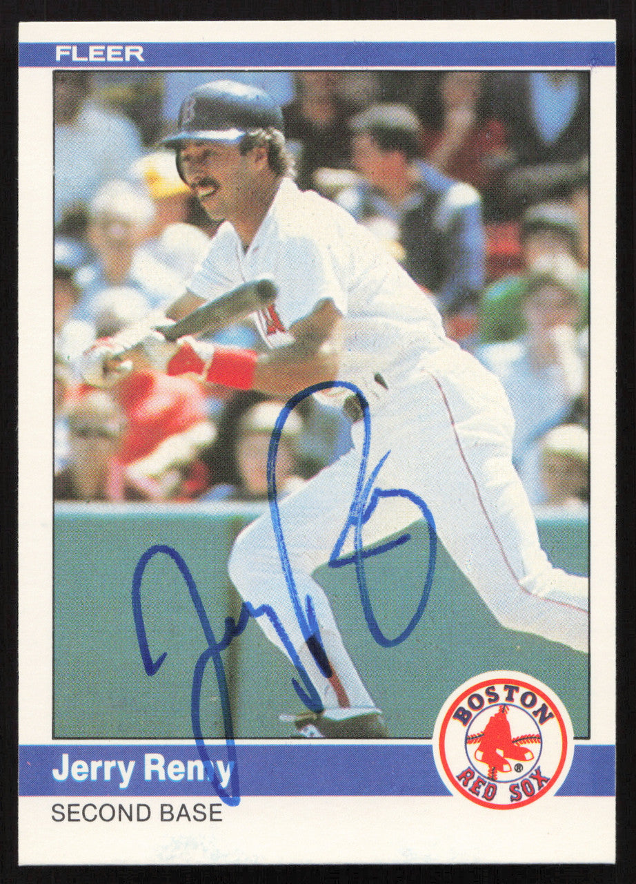 Jerry Remy Autographed 1984 Fleer Card #407 Boston Red Sox SKU #263990