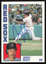 Jerry Remy Autographed 1984 Topps Card #445 Boston Red Sox SKU #264047
