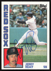 Jerry Remy Autographed 1984 Topps Card #445 Boston Red Sox SKU #264048