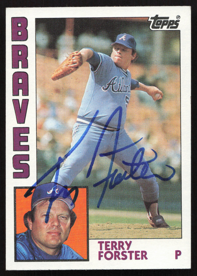 Terry Forster Autographed 1984 Topps Card #791 Atlanta Braves SKU #264082