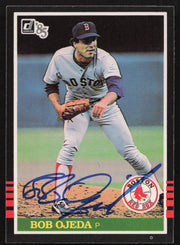 Bob Ojeda Autographed 1985 Donruss Card #371 Boston Red Sox SKU #264084