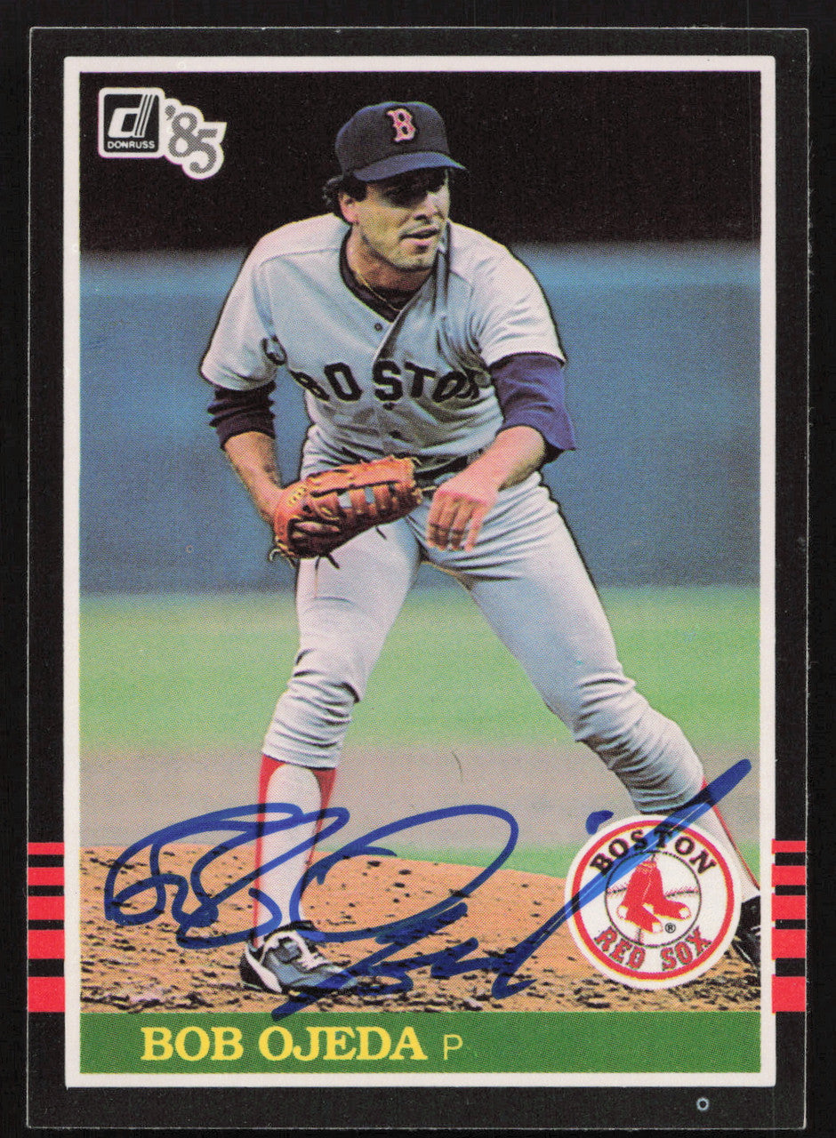 Bob Ojeda Autographed 1985 Donruss Card #371 Boston Red Sox SKU #264084