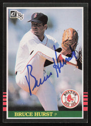 Bruce Hurst Autographed 1985 Donruss Card #493 Boston Red Sox SKU #264086