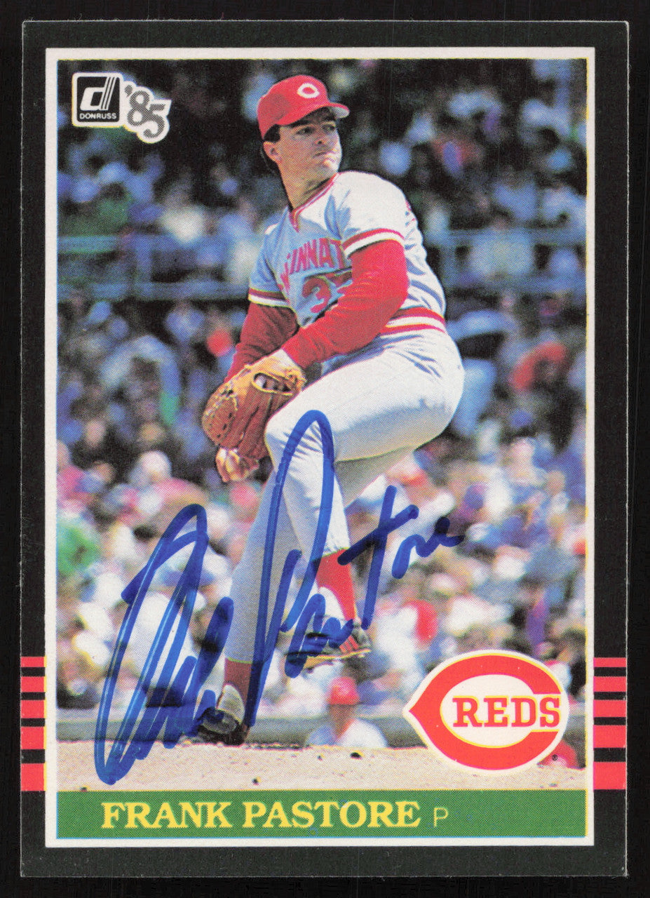 Frank Pastore Autographed 1985 Donruss Card #550 Cincinnati Reds SKU #264088