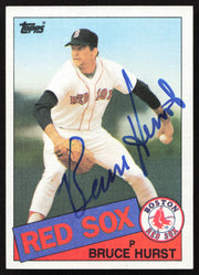 Bruce Hurst Autographed 1985 Topps Card #451 Boston Red Sox SKU #264110