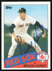Bruce Hurst Autographed 1985 Topps Card #451 Boston Red Sox SKU #264111