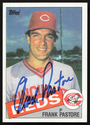 Frank Pastore Autographed 1985 Topps Card #727 Cincinnati Reds SKU #264119