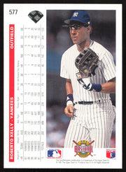 Roberto Kelly Autographed 1992 Upper Deck Card #577 New York Yankees SKU #264123