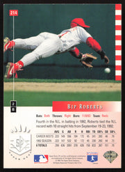 Bip Roberts Autographed 1993 Upper Deck SP Card #214 Cincinnati Reds SKU #264127