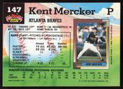 Kent Mercker Autographed 1992 Stadium Club Card #147 Atlanta Braves SKU #264149