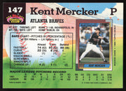 Kent Mercker Autographed 1992 Stadium Club Card #147 Atlanta Braves SKU #264150