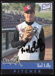 Ted Lilly Autographed 1997 Best Rookie Card #9 San Bernardino Stampede SKU #264140