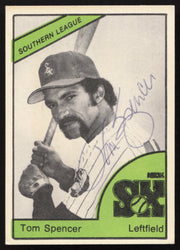 Tom Spencer Autographed 1978 TCMA Rookie Card #41 Knoxville Knox Sox SKU #264200