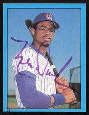 Leon Durham Autographed 1982 Topps Stickers Card #25 Chicago Cubs SKU #264215