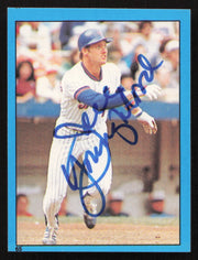 Joel Youngblood Autographed 1982 Topps Stickers Card #65 New York Mets SKU #264221