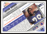 Jacob Green Autographed 1991 Pacific Oroweat Card #12 Seattle Seahawks SKU #264246