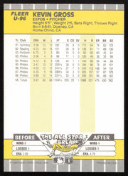 Kevin Gross Autographed 1989 Fleer Update Card #U96 Montreal Expos SKU #264262