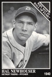 Hal Newhouser Autographed 1992 Sporting News Conlan Card #445 Detroit Tigers (Signed on Back) SKU #264292