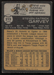 Steve Garvey Autographed 1973 Topps Card #213 Los Angeles Dodgers SKU #264301