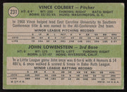 John Lowenstein Autographed 1971 Topps Rookie Card #231 Cleveland Indians SKU #264304