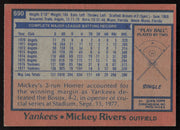 Mickey Rivers Autographed 1978 Topps Card #690 New York Yankees SKU #264306