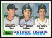 Marty Castillo Autographed 1982 Topps Rookie Card #261 Detroit Tigers SKU #264375