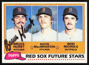 Bruce Hurst Autographed 1981 Topps Rookie Card #689 Boston Red Sox SKU #264384