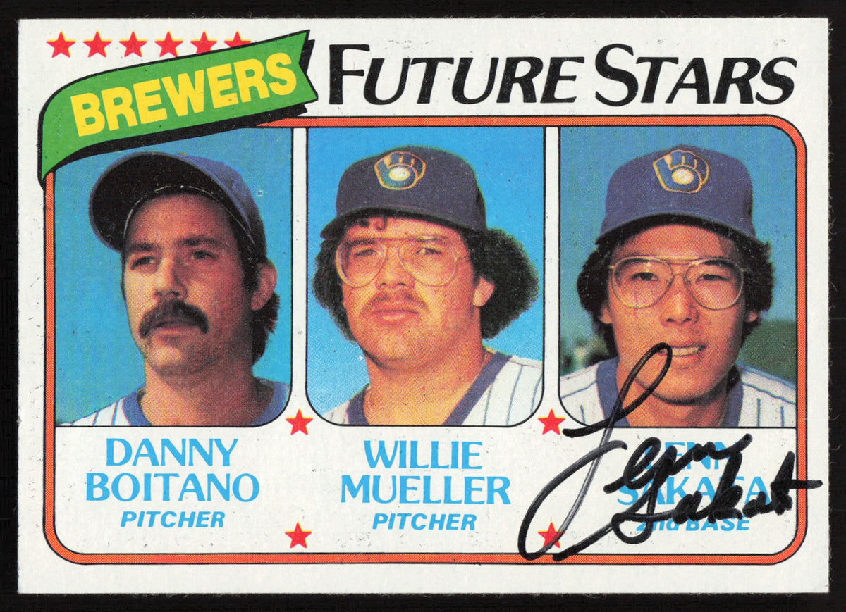 Lenn Sakata Autographed 1980 Topps Rookie Card #668 Baltimore Orioles SKU #264385