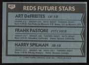 Harry Spilman Autographed 1980 Topps Rookie Card #677 Cincinnati Reds SKU #264390