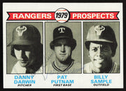 Danny Darwin & Pat Putnam Autographed 1979 Topps Rookie Card #713 Texas Rangers SKU #264393