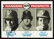 Danny Darwin & Pat Putnam Autographed 1979 Topps Rookie Card #713 Texas Rangers SKU #264395